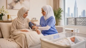 التمريض المنزلي بعد الولادة القيصرية
