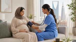 الرعاية المنزلية للحوامل