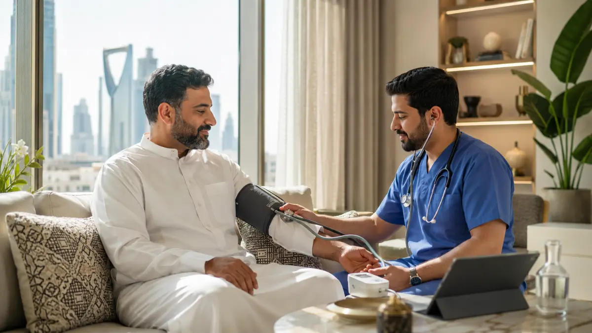 الطب المنزلي بالرياض