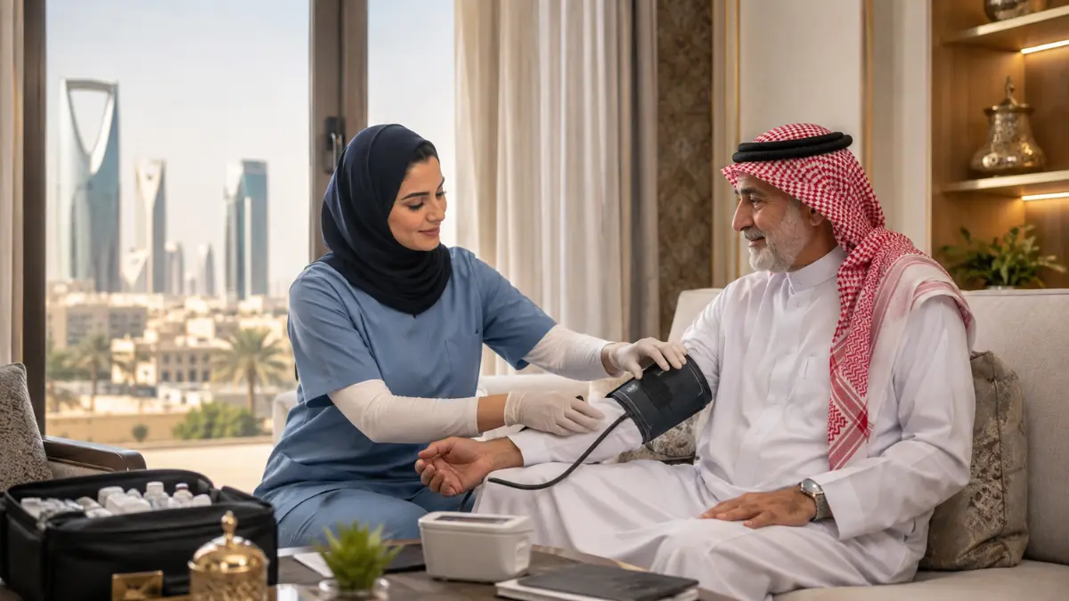 خدمات الرعاية المنزلية في الرياض