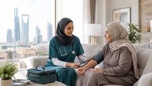 خدمة التمريض المنزلي في الرياض