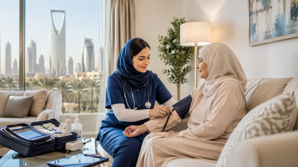 دليل شامل للرعاية المنزلية في الرياض