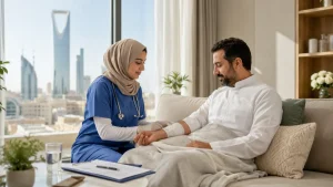 رعاية منزلية بعد العمليات بالرياض