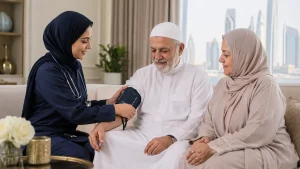 رعاية منزلية لكبار السن بالرياض